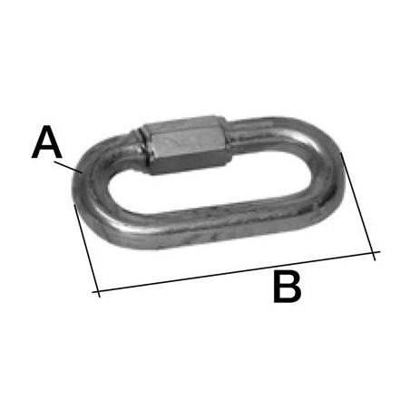 LINK RÁPIDO 8MM COMPRIMENTO 74MM