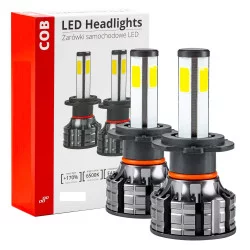 PAIR OF H7 6500K 12-24V FIRST PRICE LED BULBS