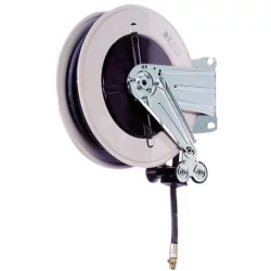 Stainless steel hose reel with ABS drum