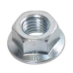 PLAIN FLANGE NUT DIN6923 - M8 - 17.9 MM FLANGE