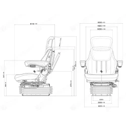 SIEGE PNEUMATIQUE "PROBOSS" AS 3520 