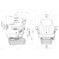 SIEGE PNEUMATIQUE "PROBOSS" AS 2480 