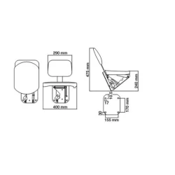 SIEGE PASSAGER POUR JOHN DEERE - AL114321