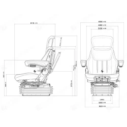 SIEGE PNEUMATIQUE ULTRA-PREMIUM 