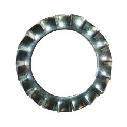 SET DI 10 RONDELLE ZINCATE - DIN 6798A M12