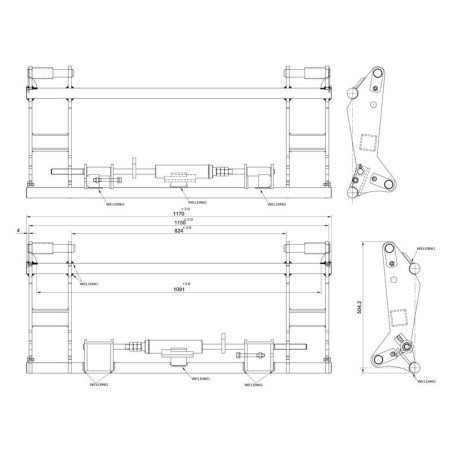 INTERFACE DE CHARGEUR TYPE EURO VERROUILLAGE HYDRAULIQUE 