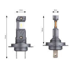 PAIRE D'AMPOULES LED HYBRID H7 12V 6000K CANBUS 