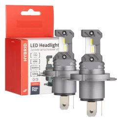 PAIRE D'AMPOULES LED HYBRID H4 12V 6000K CANBUS 