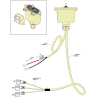 COMPLETE CONTROL BOX FOR 1 DOUBLE-ACTING SPOOL VALVE