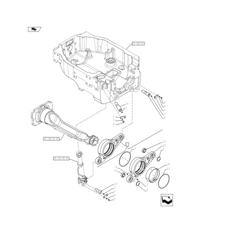 COMPLETE FRONT AXLE SUSPENSION ROD