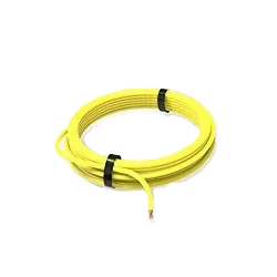 FIL ELECTRIQUE JAUNE 1,5 MM2 BOBINE DE 10 M 