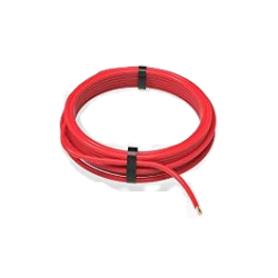 ROTER ELEKTRISCHER DRAHT 1 MM2 SPOOL VON 10 M.