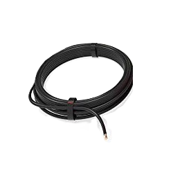 FIL ELECTRIQUE NOIR 1 MM2 BOBINE DE 10 M 