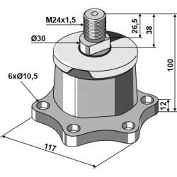 BEARING UNIT 5554513 FOR LEMKEN