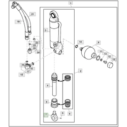 ROTULE DE SUSPENSION DE PONT AVANT TLS - AL115361 