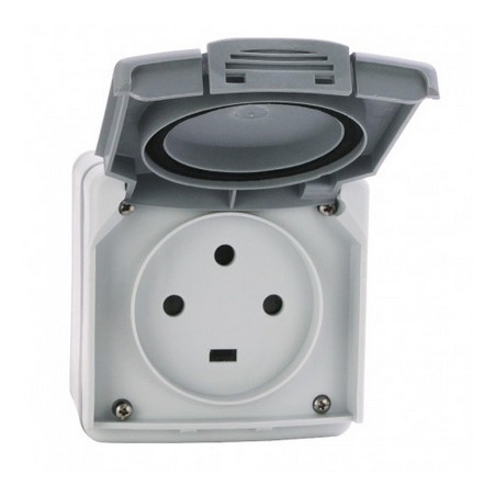 WALL SOCKET 3P + T - 20A - WATERPROOF