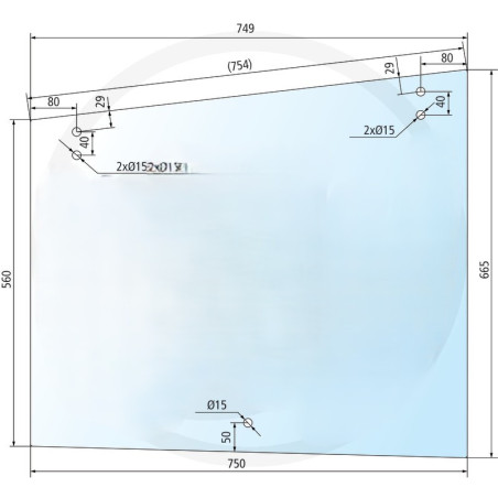 SIDE WINDOW FOR FENDT 
