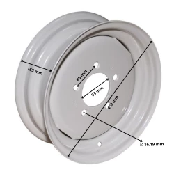 5-HOLE AGRICULTURAL TRAILER RIM