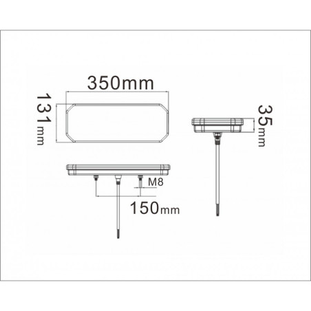 TRAILER TAILLIGHT WITH DYNAMIC LEFT TURN INDICATOR