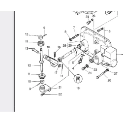 ROTULE SUPERIEURE LEVIER DE VITESSE POUR MASSEY FERGUSON 