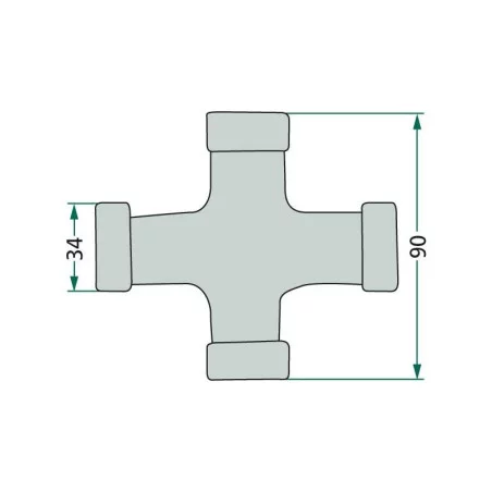 JUNTA UNIVERSAL 34 X 90 MM
