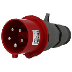 THREE-PHASE PLUG 4P+T 400 VOLTS - 16A