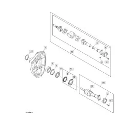 DEMI ARBRE DE PONT AVANT POUR TRACTEURS JOHN DEERE - RE574236 