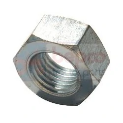 SET OF 5 ZINC HEXAGONAL NUTS 8.8 - DIN 934 M27