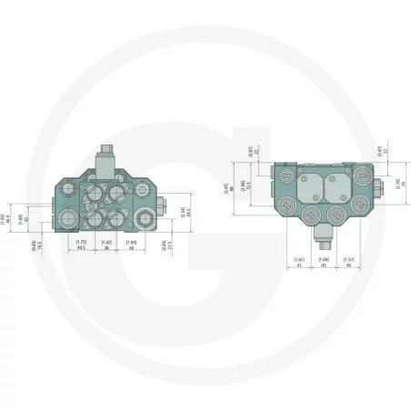 PROPORTIONAL CONTROL FRONT LOADER SPOOL VALVE KIT