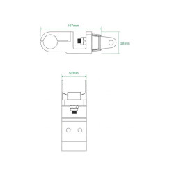 TUBE-MOUNTED WORKLIGHT SUPPORT