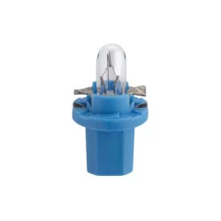 AMPOULE DE TABLEAU DE BORD BAX8.5D - 1.2W - 12V - CULOT BLEU 