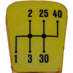 SCHEMA POURLEVIER BOITE A VITESSE POUR TRACTEUR FENDT 