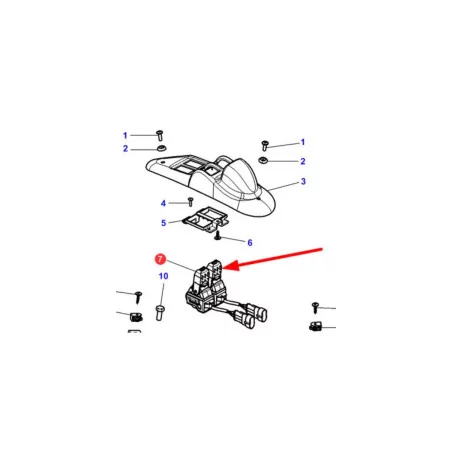HYDRAULIC DISTRIBUTOR SWITCH FOR MASSEY FERGUSON 