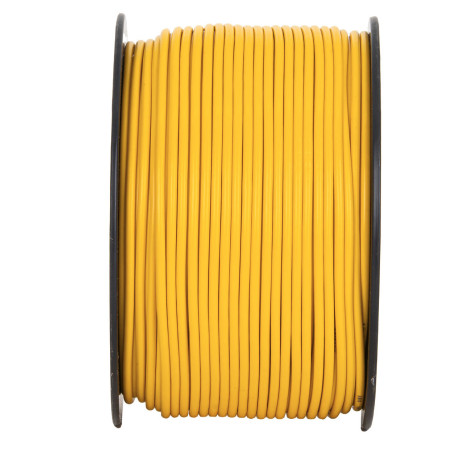 FLEXIBLE ELECTRIC WIRE 1 X 1.5 MM2 YELLOW - 50 METER SPOOL