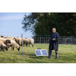 ELECTRIFICATEUR SOLAIRE "SUN POWER S 2400" - 2.4J - CONNECTE SMARTPHONE 