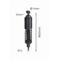 AMORTECEDOR DE CABINE PARA NEW-HOLLAND TM - CASE MXM - 82033876 