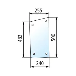LEFT & RIGHT FRONT WINDOW