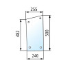 LEFT & RIGHT FRONT WINDOW