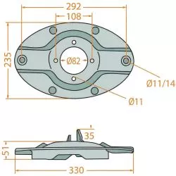 DISQUE DE COUPE POUR KRONE