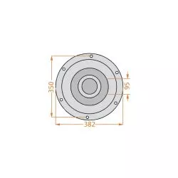 ASSIETTE DE SUPPORT POUR FAUCHEUSE POTTINGER- 7006567225