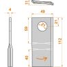 COUTEAU DROIT POUR FAUCHEUSE POTTINGER- 434970