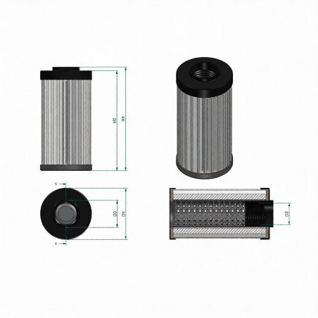 FILTRE HYDRAULIQUE  