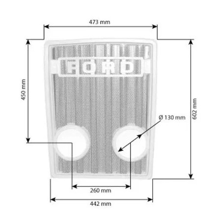 FORD Tractor Grill 83905164