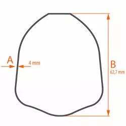 TUBE DE CARDAN TRIANGLE EXTERIEUR C8