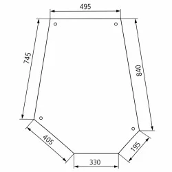 Ventana de puerta izquierda y derecha 3301845m4 para massey ferguson