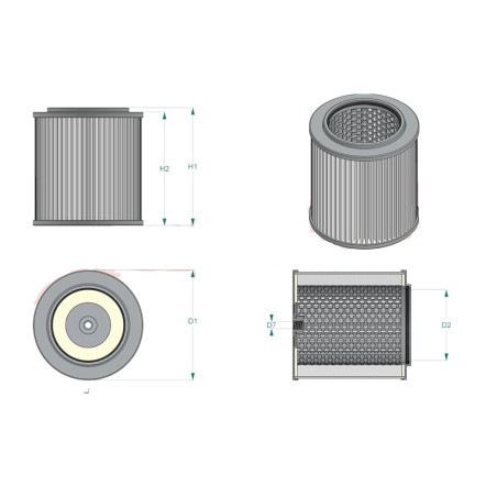 HYDRAULIKFILTER SH 60132