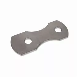Contre plaque INOX base ou supérieur 2 trous