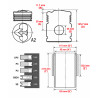 FULL CYLINDER ENGINE DEUTZ FL712 02910312, 03371447, 03371632, 03371640