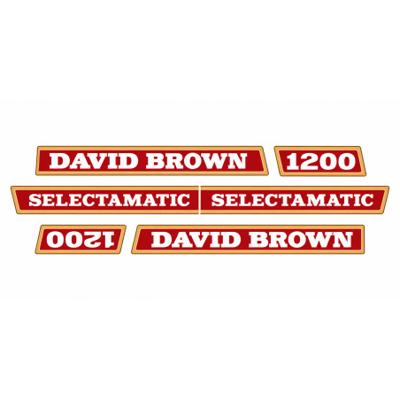 Calcomanía David Brown 1210, ref. K962148 | CAM AGRI