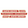 Calcomanía David Brown 1210, ref. K962148 | CAM AGRI